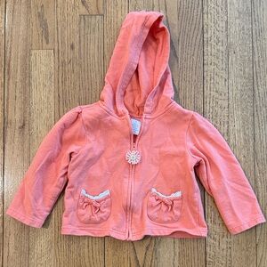 Gymboree Coral Hooded Jacket with Pockets 3T EUC